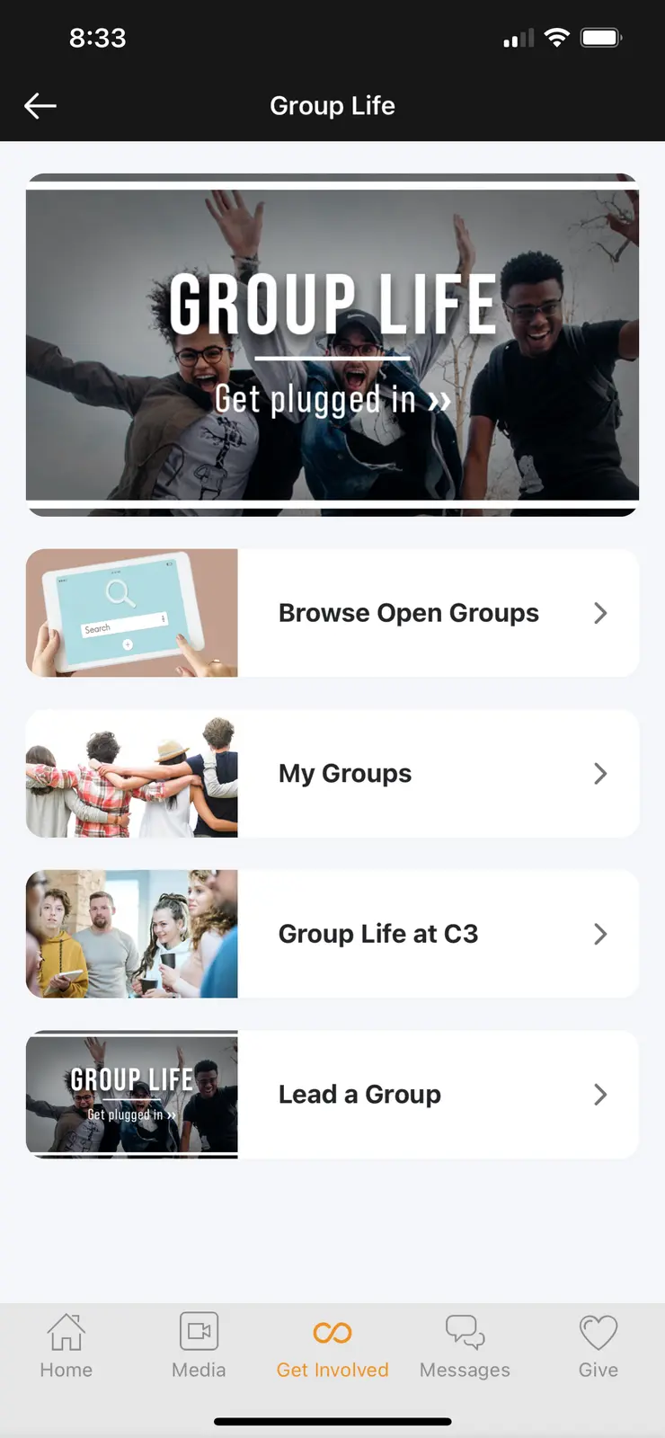 C3 app group hub