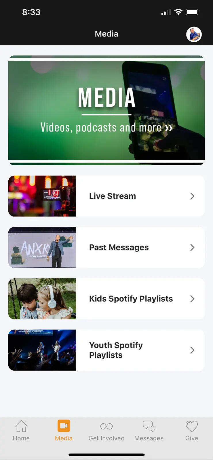 C3 app media hub