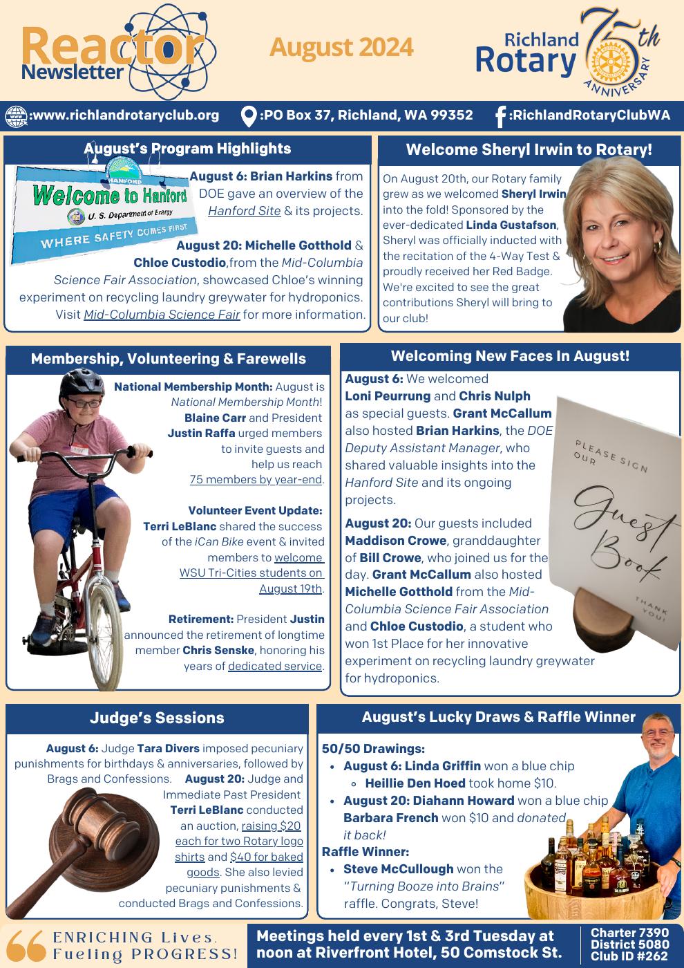 Richland Rotary Reactor newsletter